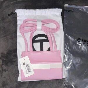 Telfar Small Pink Shopping Bag